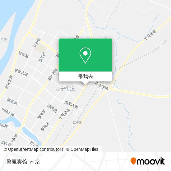 盈赢宾馆地图
