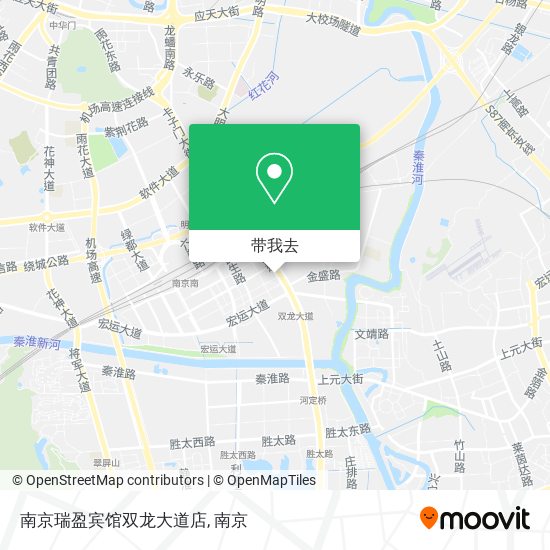 南京瑞盈宾馆双龙大道店地图
