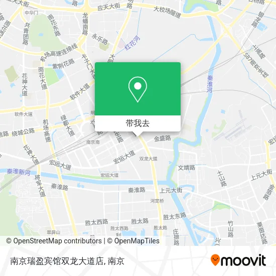 南京瑞盈宾馆双龙大道店地图