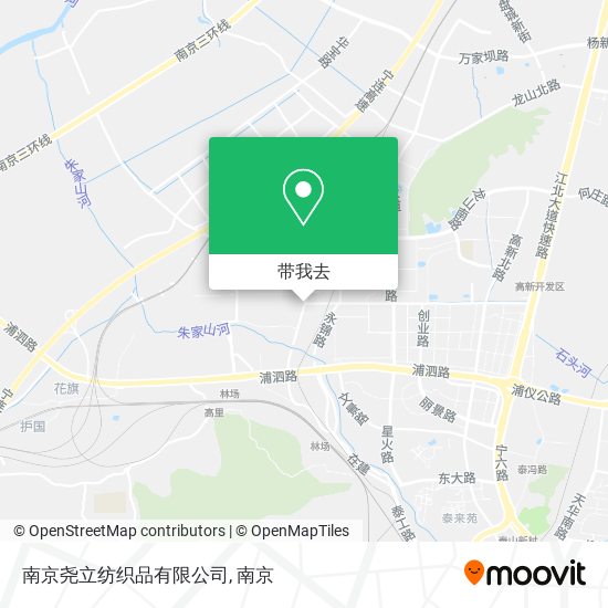 南京尧立纺织品有限公司地图