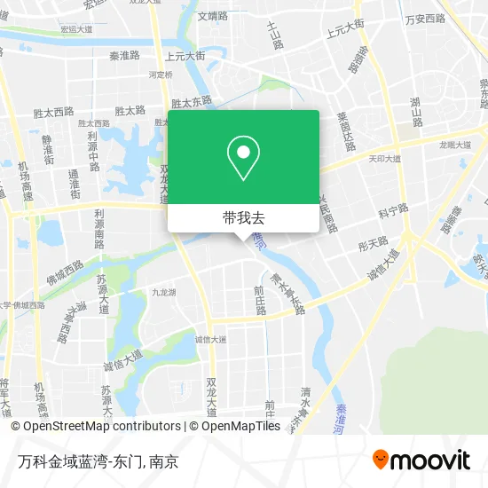 万科金域蓝湾-东门地图