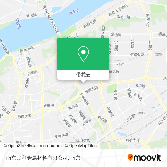 南京民利金属材料有限公司地图