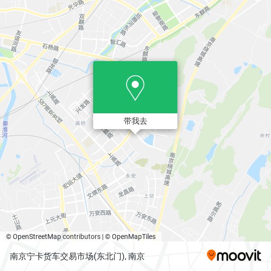 南京宁卡货车交易市场(东北门)地图