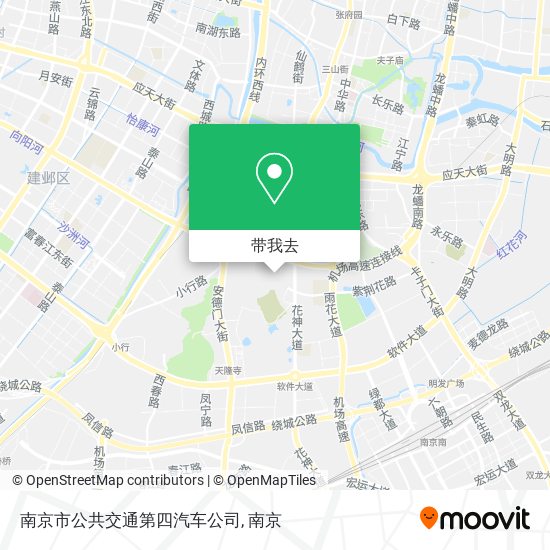 南京市公共交通第四汽车公司地图
