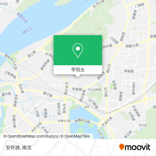 安怀路地图