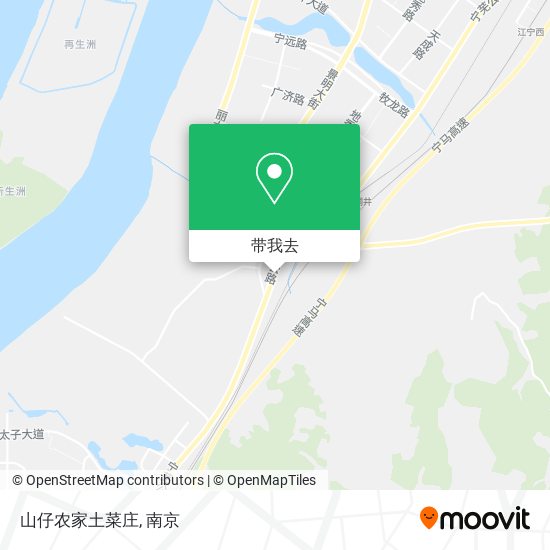 山仔农家土菜庄地图