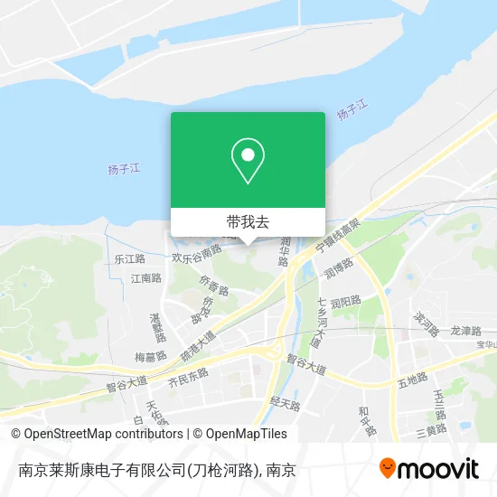 南京莱斯康电子有限公司(刀枪河路)地图