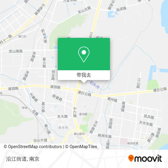 沿江街道地图