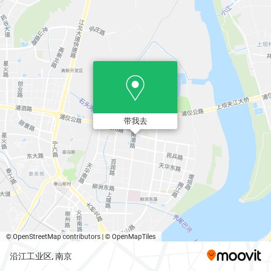沿江工业区地图