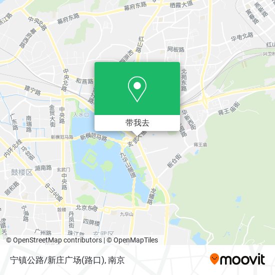 宁镇公路/新庄广场(路口)地图