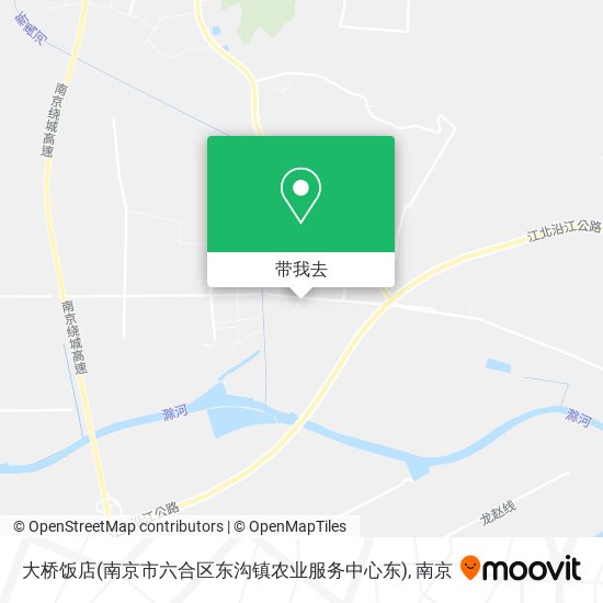 大桥饭店(南京市六合区东沟镇农业服务中心东)地图
