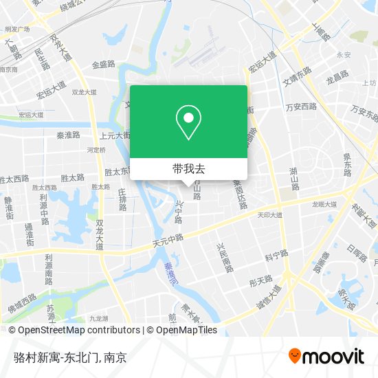 骆村新寓-东北门地图