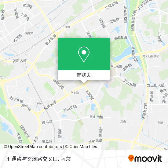 汇通路与文澜路交叉口地图