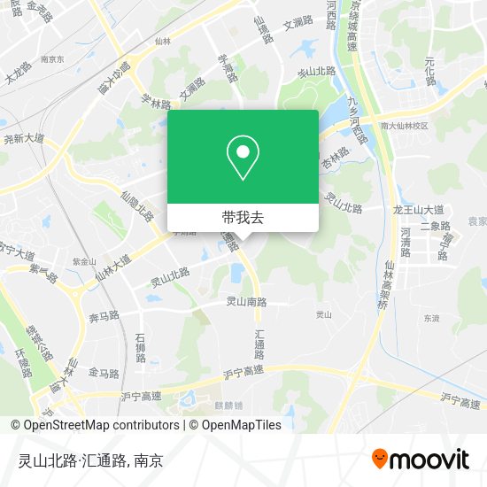 灵山北路·汇通路地图
