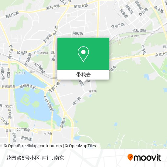花园路5号小区-南门地图