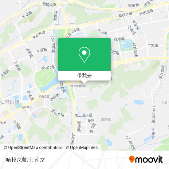 哈模尼餐厅地图