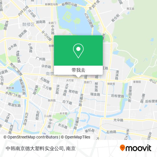 中韩南京德大塑料实业公司地图
