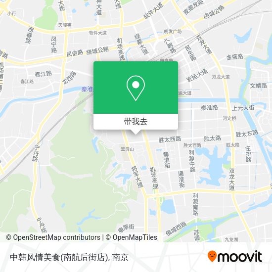 中韩风情美食(南航后街店)地图