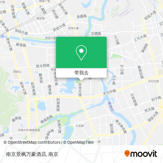 南京景枫万豪酒店地图