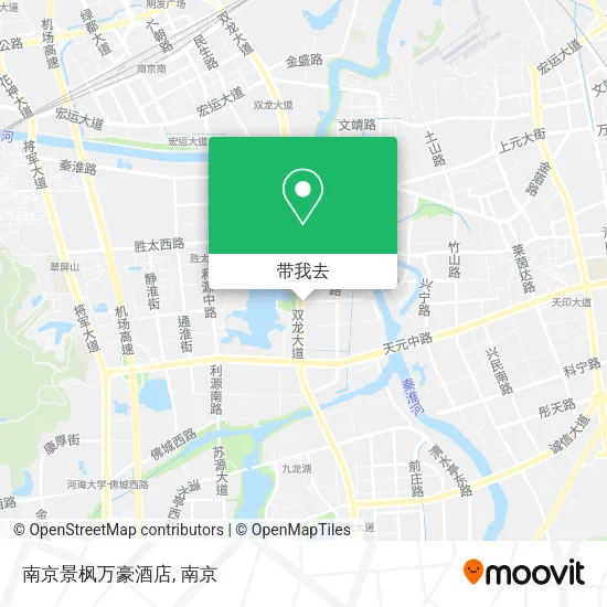 南京景枫万豪酒店地图