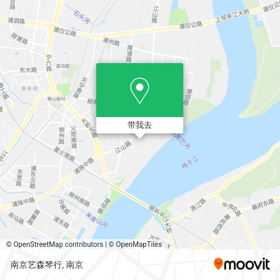 南京艺森琴行地图