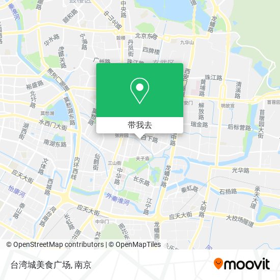 台湾城美食广场地图