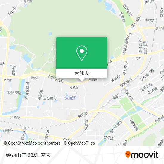 钟鼎山庄-33栋地图