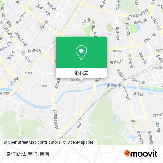 春江新城-南门地图