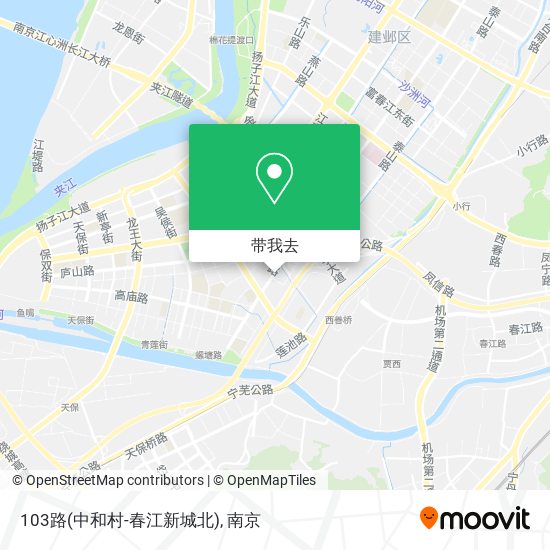 103路(中和村-春江新城北)地图
