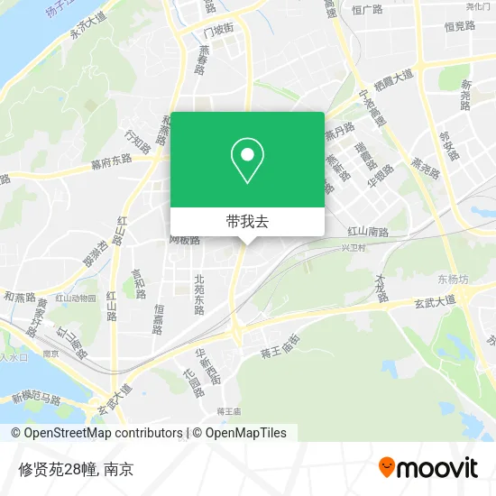 修贤苑28幢地图