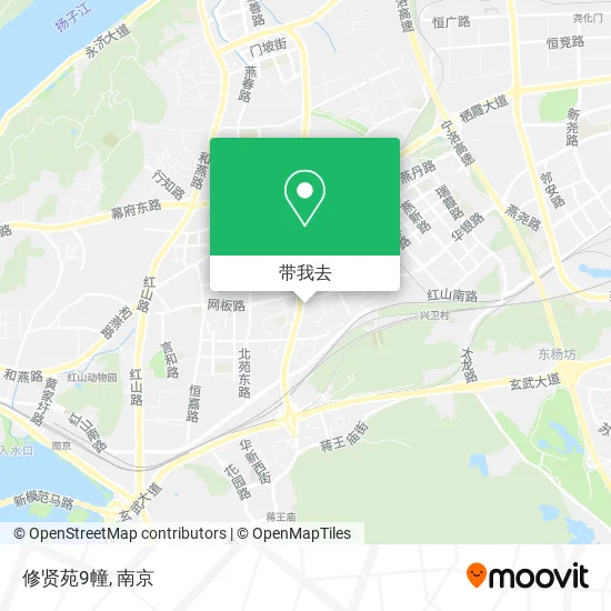 修贤苑9幢地图