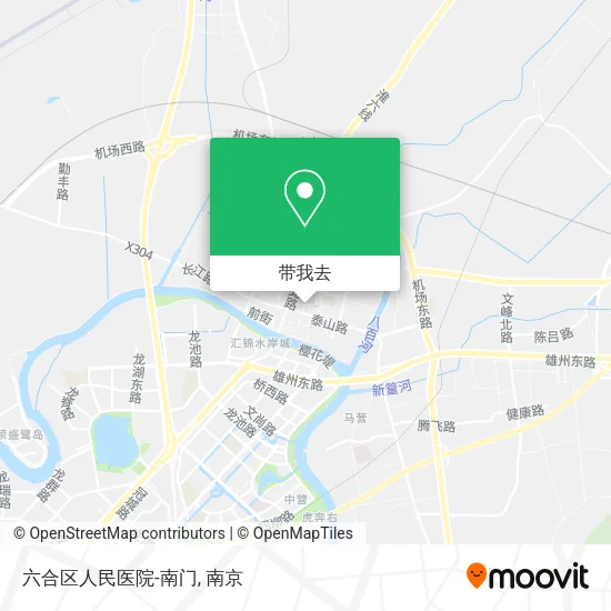六合区人民医院-南门地图