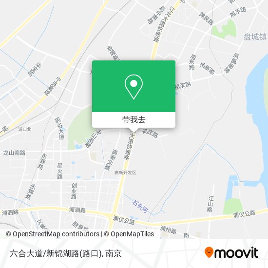 六合大道/新锦湖路(路口)地图