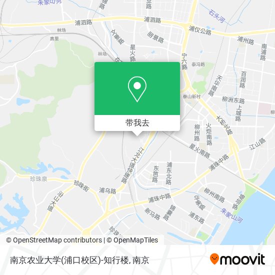 南京农业大学(浦口校区)-知行楼地图
