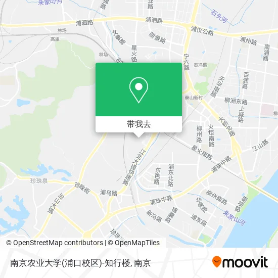 南京农业大学(浦口校区)-知行楼地图