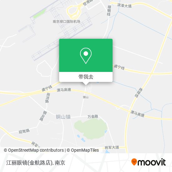 江丽眼镜(金航路店)地图