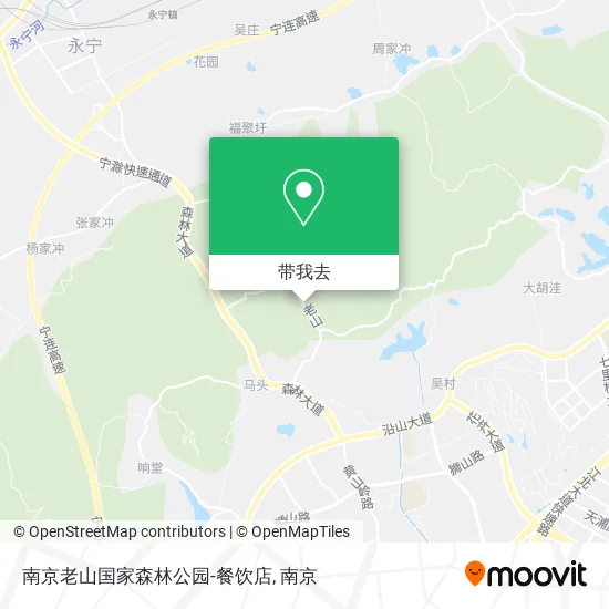 南京老山国家森林公园-餐饮店地图