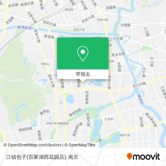 江镇包子(百家湖西花园店)地图