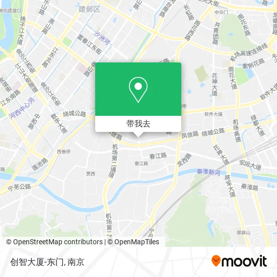 创智大厦-东门地图