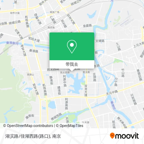 湖滨路/佳湖西路(路口)地图