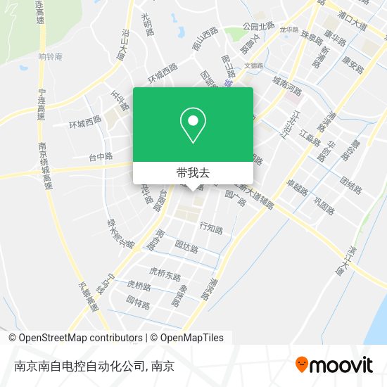 南京南自电控自动化公司地图
