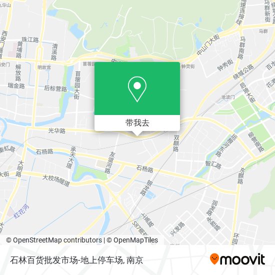石林百货批发市场-地上停车场地图