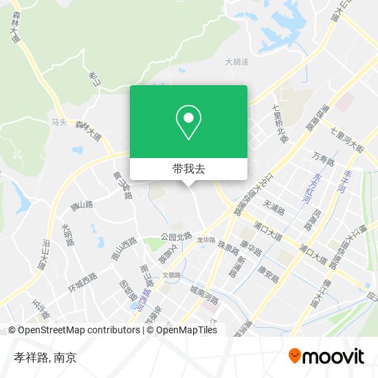 孝祥路地图