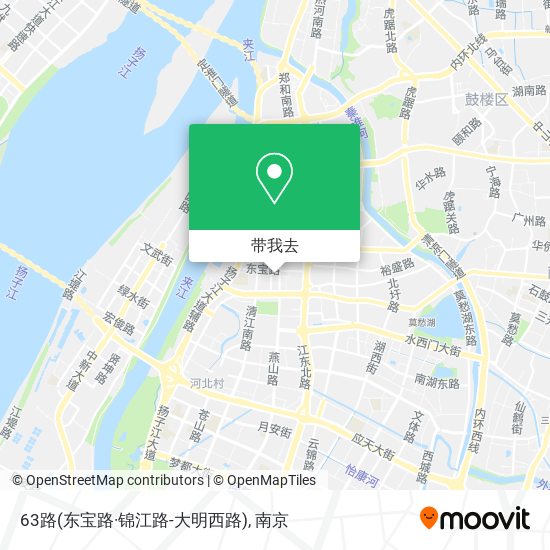 63路(东宝路·锦江路-大明西路)地图