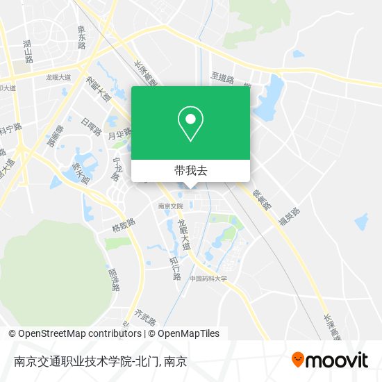 南京交通职业技术学院-北门地图