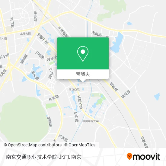 南京交通职业技术学院-北门地图
