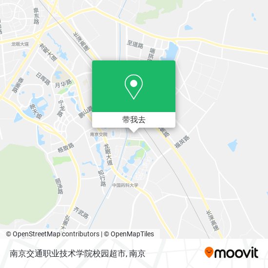 南京交通职业技术学院校园超市地图