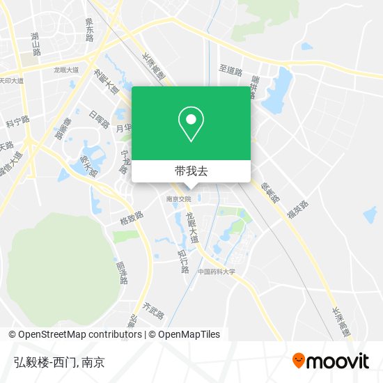 弘毅楼-西门地图