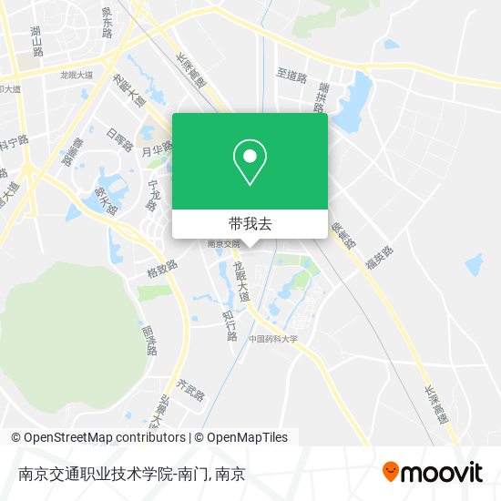 南京交通职业技术学院-南门地图