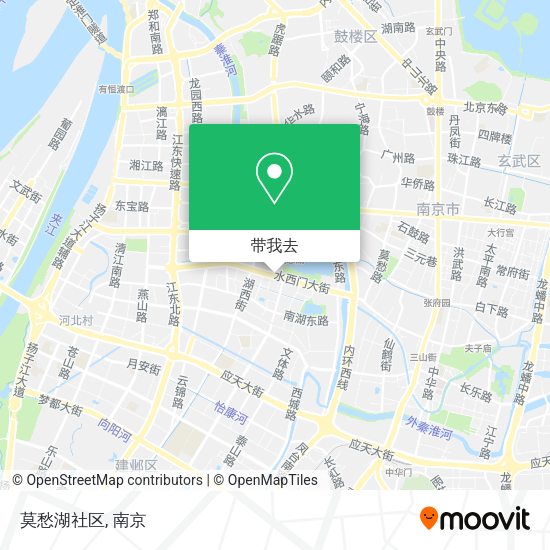 莫愁湖社区地图